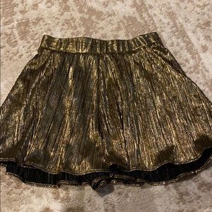 Show Me Your MuMu Gold Carlos Swing Shorts